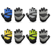 OZERO Men's Cycling Biker Gloves Fingerless Gym gloves Breathable MTB Accesories Motorcycle Sports Gloves Cycling Equipment - Yellow - M