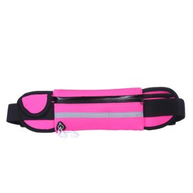 Outdoor Sports Bag Fitness Running Waist Bag Mobile Phone Storage Bag - Red