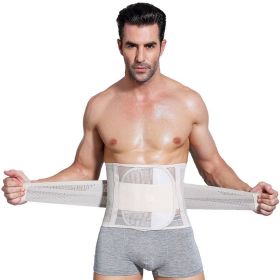 Waist Trimmers for Men Low Belly Stomach Wraps for Weight Loss - White - XXL
