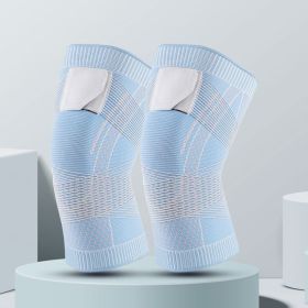 Fashion Personality Sports Knee Pads Strap Nylon - XL - Blue pair