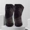 Fashion Personality Sports Knee Pads Strap Nylon - 2XL - Black pair