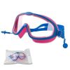 Outdoor swimming goggles earplugs 2 in 1 set kids anti fog UV - Rose Red HD