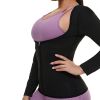 Sauna Suit For Women; Long Sleeve Sweat Suit Waist Trainer (Order A Size Up) - S