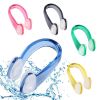 Waterproof Silicone Pool Accessories Swim Earplug Swimming Nose Clip Earplug Suit - Blue