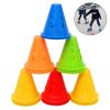 Skating Agility Cones; Indoor Outdoor Sports Flexible Cone Sets For Training; Party; Activity; Traffic; Drills; Basketball; Soccer - Blue
