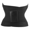 Waist Trainers for Men Women Waist Trimmers Workout Sweat Band Belt for Back Stomach Support - Black - XL