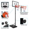 Basketball Hoop Outdoor Portable Basketball Goals, Adjustable Height 7ft - 10ft for Adults & Teenagers  YJ - picture