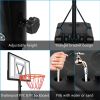 Basketball Hoop Outdoor Portable Basketball Goals, Adjustable Height 7ft - 10ft for Adults & Teenagers  YJ - picture