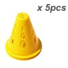 Skating Agility Cones; Indoor Outdoor Sports Flexible Cone Sets For Training; Party; Activity; Traffic; Drills; Basketball; Soccer - Orange