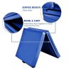 Indoor Exercise Mat Gym Gymnastics Mat Thick Folding Panel For Yoga  - Blue - Gymnastics Mat