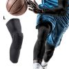 Basketball Knee Pads Protector Compression Sleeve Honeycomb Foam Brace Anti-collision Kneepad Fitness Gear Volleyball Support - Black - L