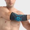 Lightweight 1pc convenient fitness elbow strap arm cushion soft adjustable elbow support for gym - Dark Grey