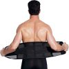 Waist Trimmers for Men Low Belly Stomach Wraps for Weight Loss - Black - M
