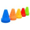 Skating Agility Cones; Indoor Outdoor Sports Flexible Cone Sets For Training; Party; Activity; Traffic; Drills; Basketball; Soccer - Orange