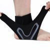 1Pair Sport Ankle Stabilizer Brace Compression Ankle Support Tendon Pain Relief Strap Foot Sprain Injury Wraps Run Basketball - 1pair 540112 - M