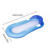 1pc Inflatable Floating Bed; Water Hammock Lounger For Summer Swimming Pool Party - Red