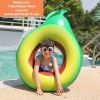 Kid's Cute Pineapple Swimming Rings; Inflatable Cartoon Avocado Pool Float For Beach Pool Party Summer - Pineapple