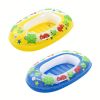 1pc Children's Cute Cartoon Swimming Sitting Ring; Baby Cartoon Floating Ring For Swimming Pool; Bathtub - Blue