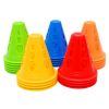 Skating Agility Cones; Indoor Outdoor Sports Flexible Cone Sets For Training; Party; Activity; Traffic; Drills; Basketball; Soccer - Blue
