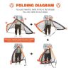 Backyard Moder Simple Pop Up Folding Training Soccer Net - Style B - Soccer Net