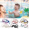 Outdoor swimming goggles earplugs 2 in 1 set kids anti fog UV - Black HD
