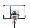 Use for Outdoor Height Adjustable 7.5 to 10ft Basketball Hoop 44 Inch Backboard Portable Basketball Goal System with Stable Base and Wheels - as Pic